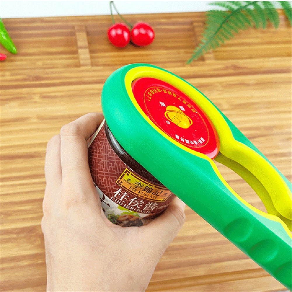 Univerzális, többfunkciós üveg- és kupaknyitó, 4 az 1-ben, zöld