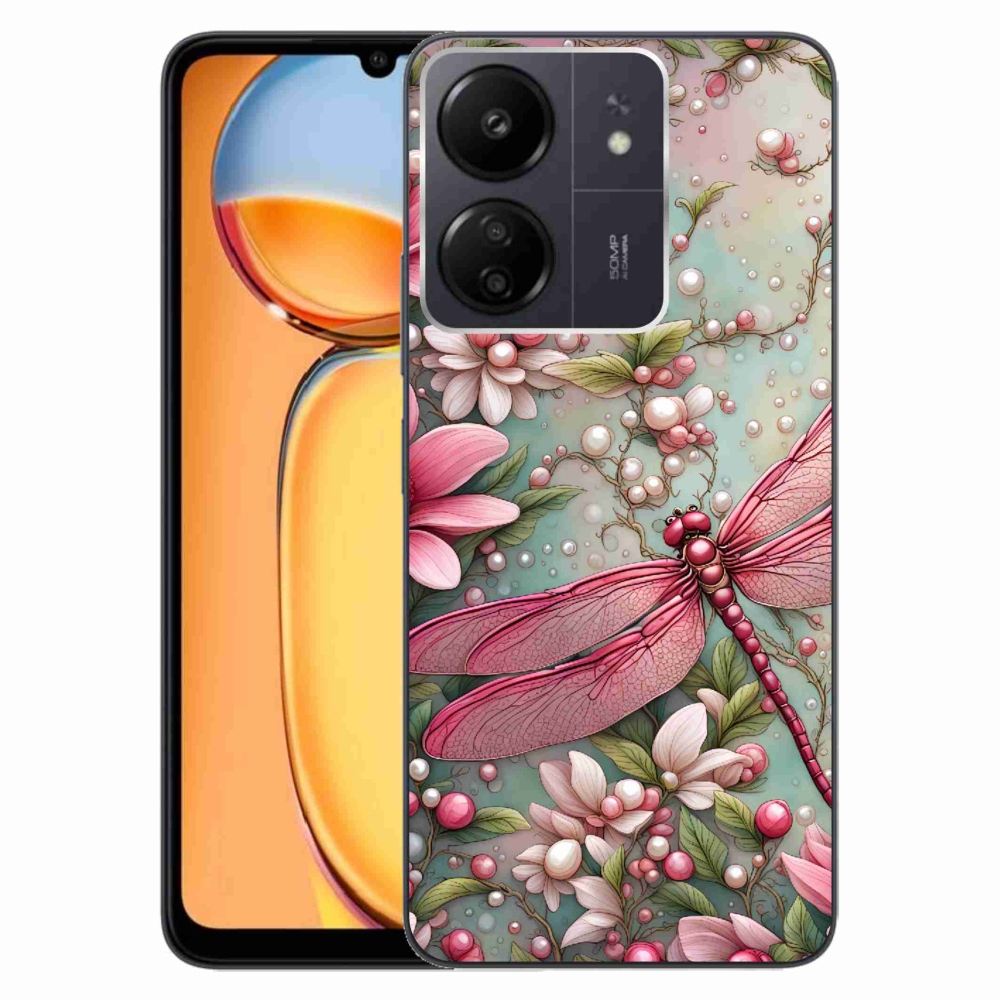 Gél borítás mmCase a Xiaomi Poco C65/Redmi 13C - szitakötőhöz