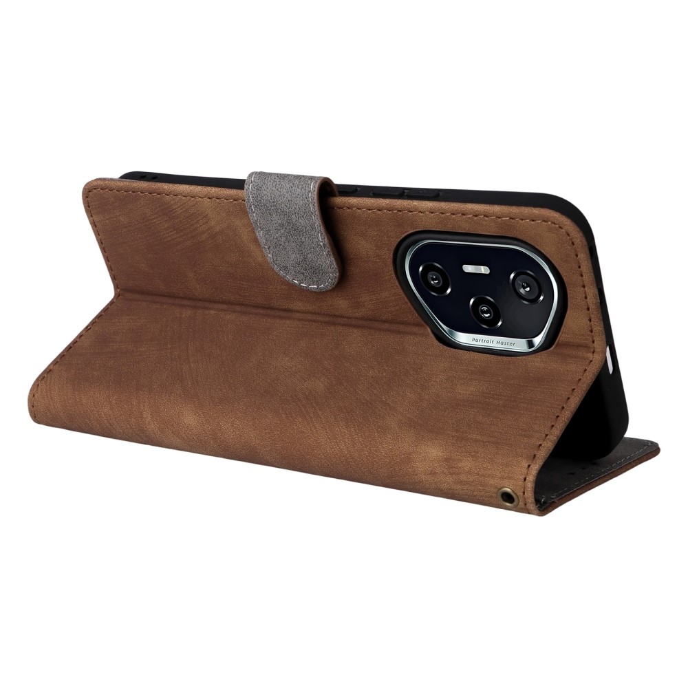 RFID könyvtáska Honor 400-hoz - barna