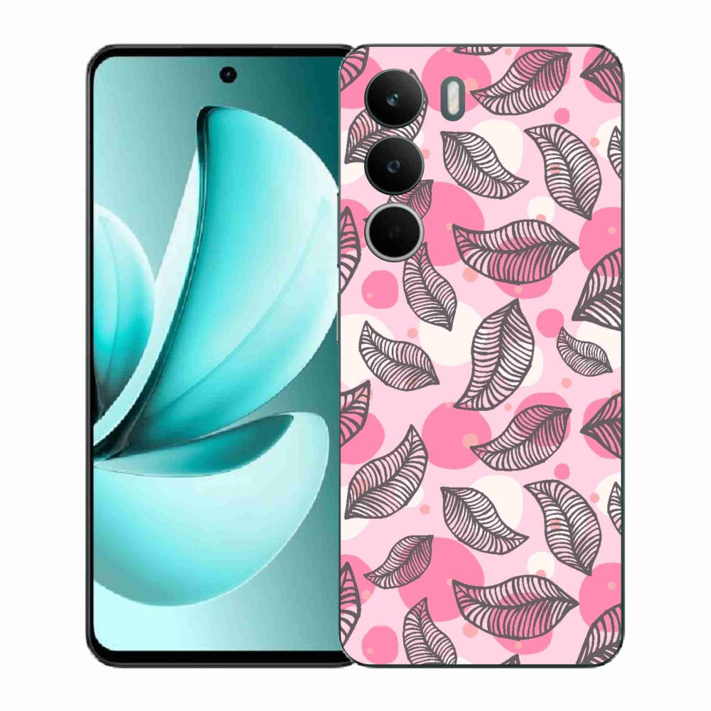 Zselés borító mmCase a Realme C71 készülékhez - rajzfilmes hulló levelek