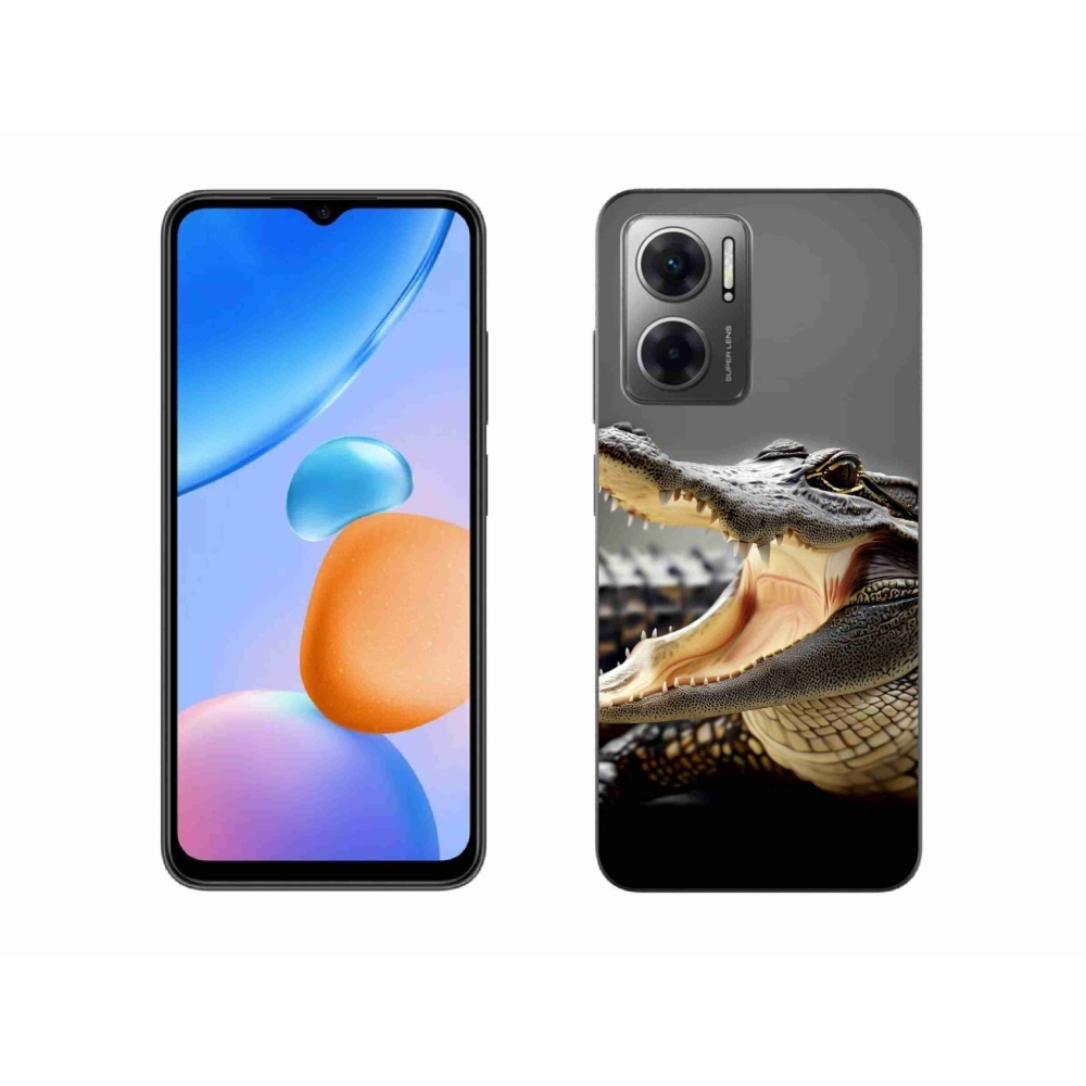 Gél borítás mmCase a Xiaomi Redmi 10 5G-hez - krokodil