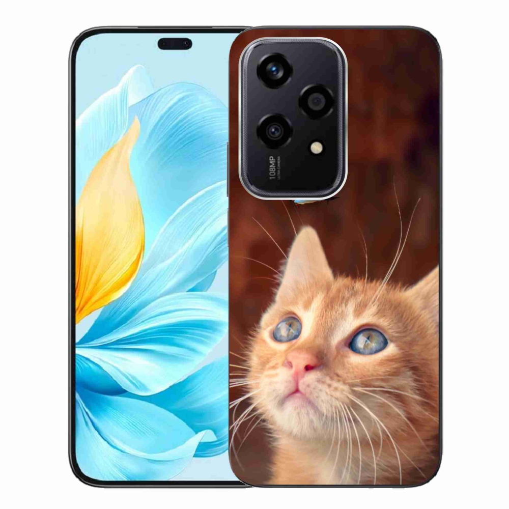 Zselés borító mmCase a Honor 200 Lite 5G számára - pillangó és cica