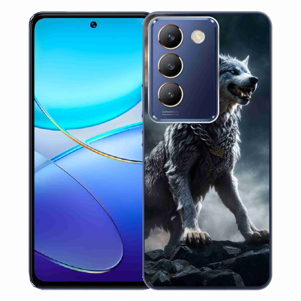 Gél borítás mmCase a Vivo V40 SE 4G/5G készülékhez - farkas 1