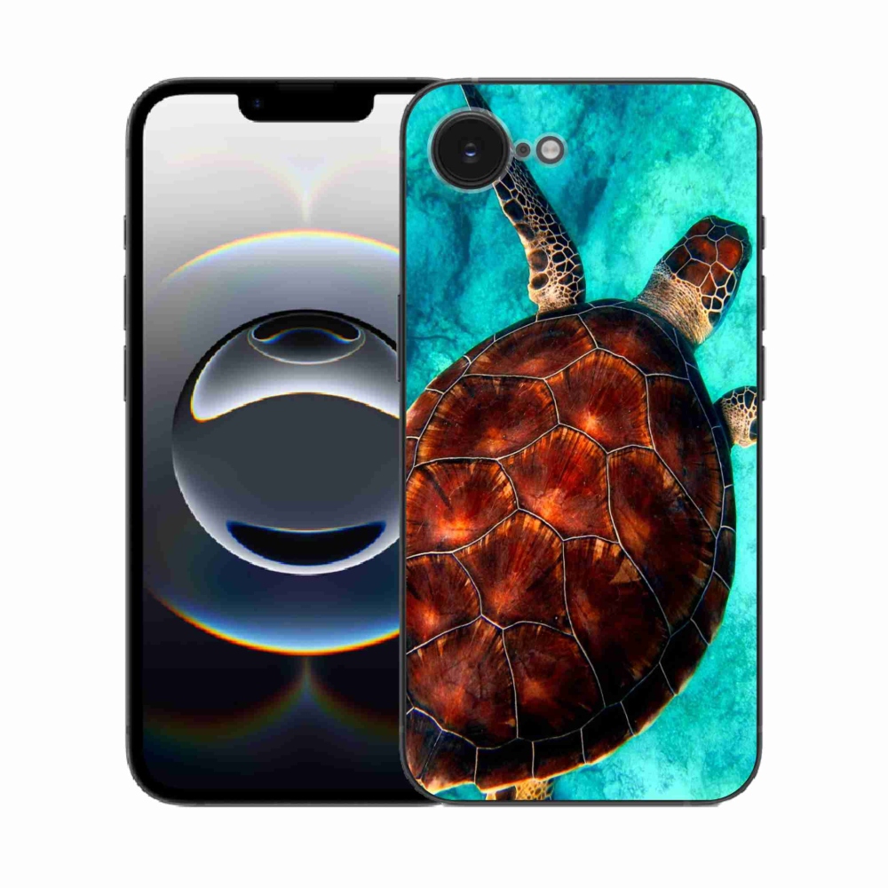Zselés borítás mmCase iPhone 16e készülékhez - teknősbéka