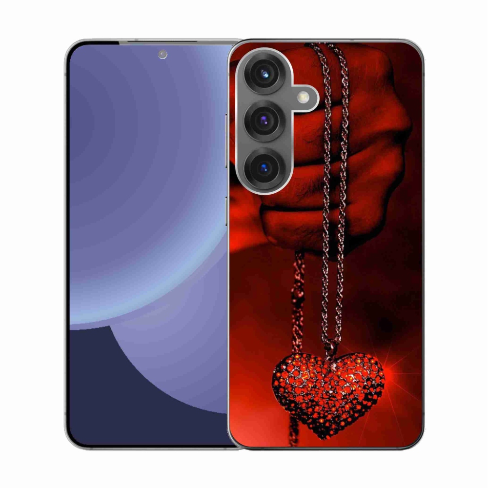 Gél borítás mmCase Samsung Galaxy S25 készülékhez - nyaklánc