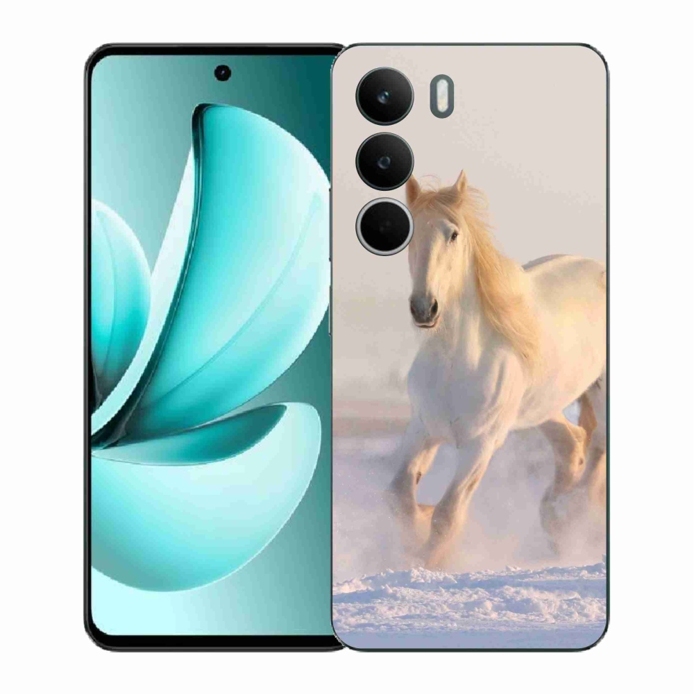 Gél borítás mmCase a Realme C71 készülékhez - ló a hóban