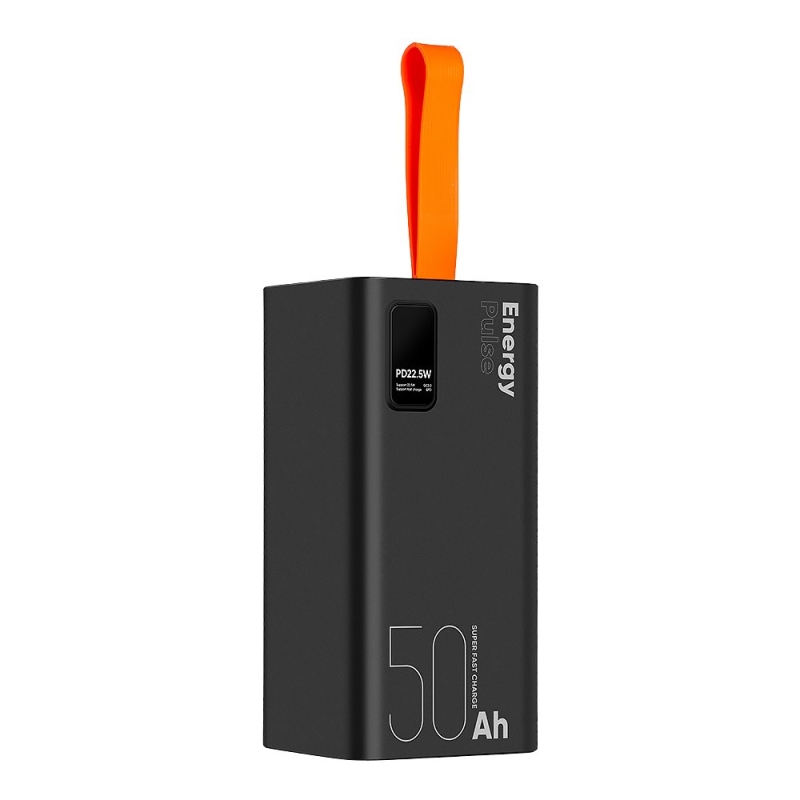Csomag:ME EnergyPulse Powerbank 50000mAh 22.5W fekete