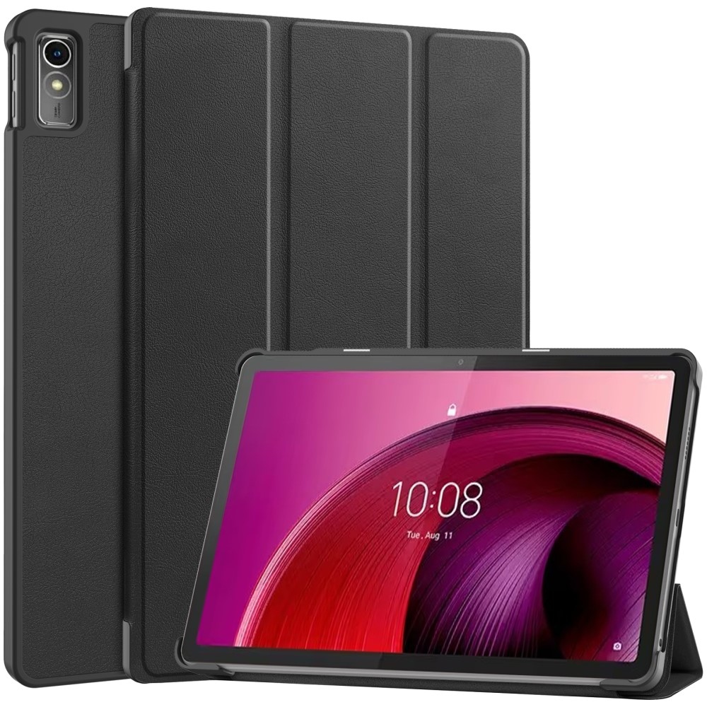 Ügyes záró tok Lenovo Tab M10 5G-hez - fekete