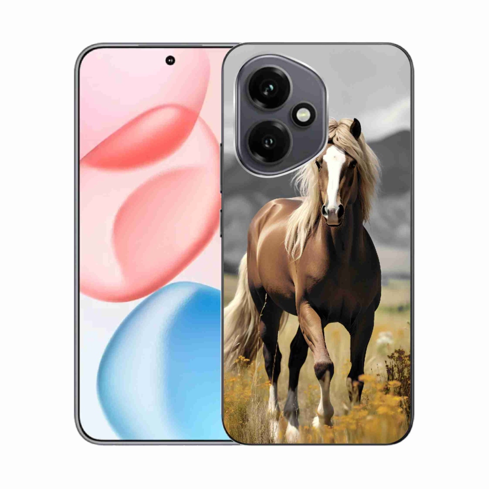 Zselés borító mmCase a Honor 400-hoz - barna ló 1