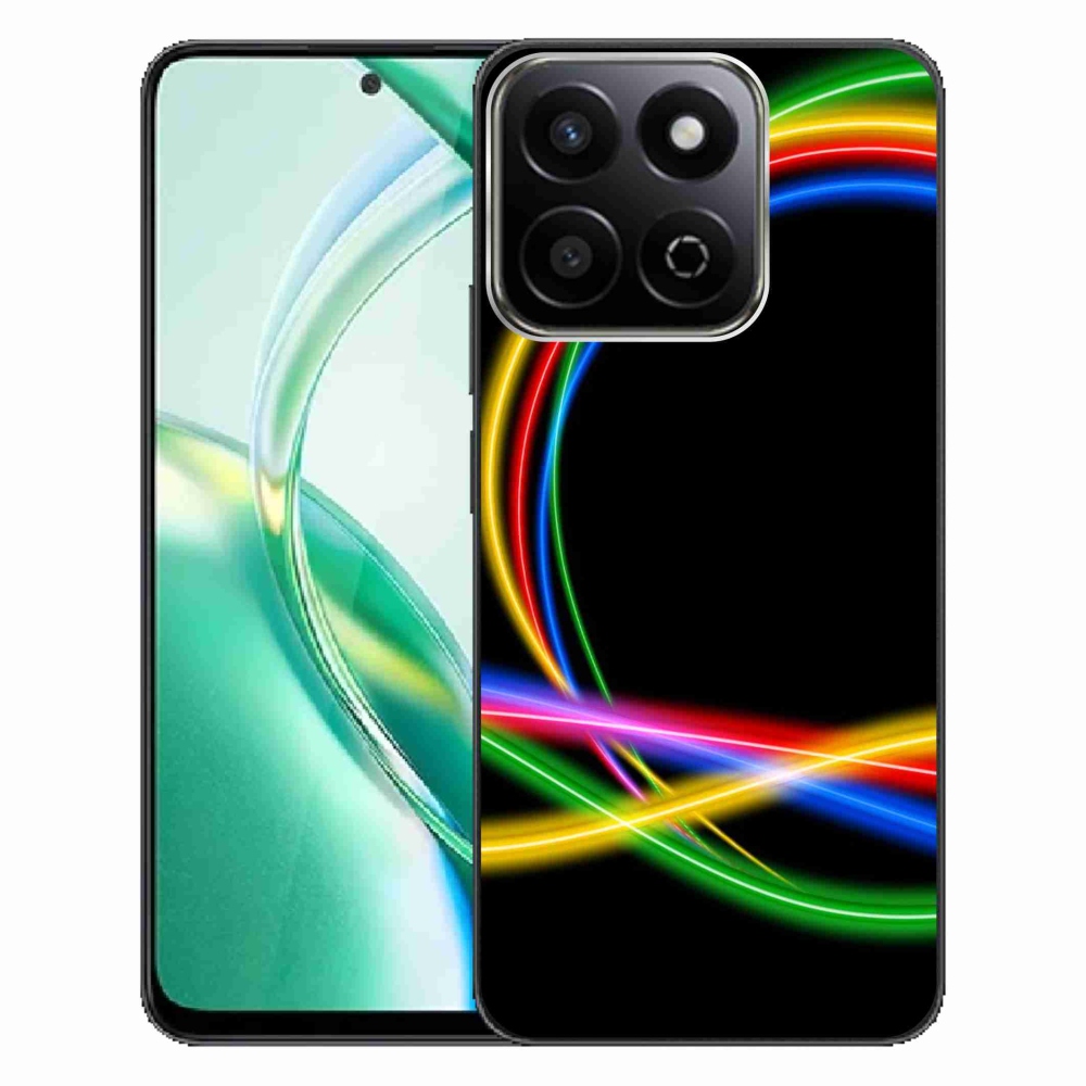 Gél tok mmCase a Honor 200 Smart 5G számára - neon körök