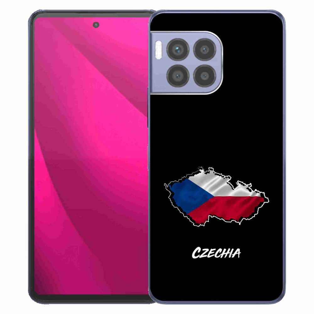 Zselés borítás mmCase a T-Mobile T Phone 2 Pro készülékhez - Csehország fekete háttér