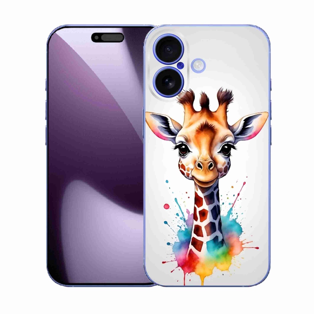 Zselés borítás mmCase iPhone 17 készülékhez - zsiráf 1