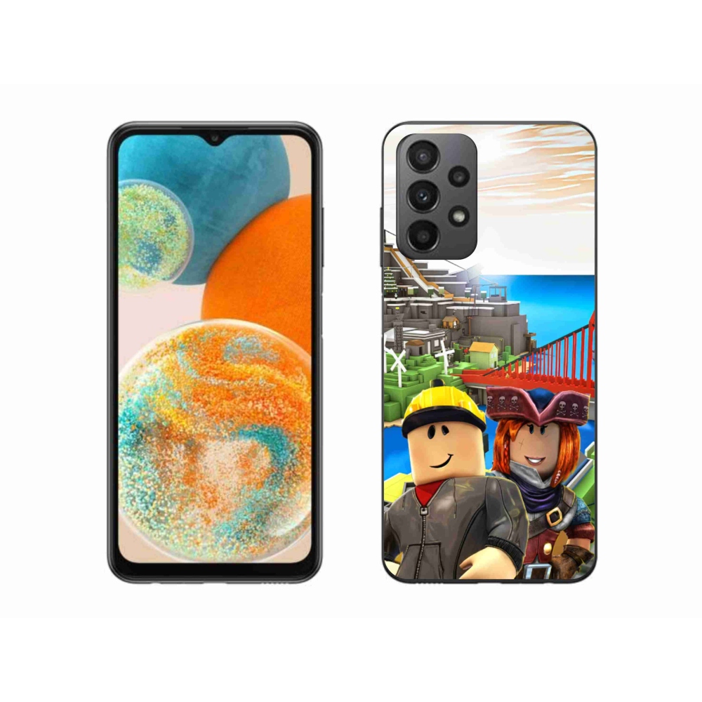 Zselés borítás mmCase Samsung Galaxy A23 4G/5G készülékhez - roblox 1