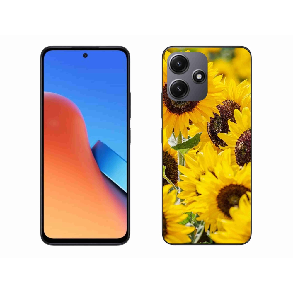 Gél borítás mmCase a Xiaomi Redmi 12 5G számára - Napraforgó
