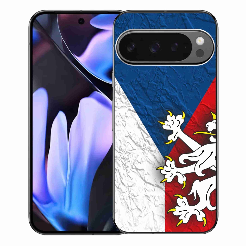 Zselés borítás mmCase a Google Pixel 9 Pro XL számára - cseh zászló 1
