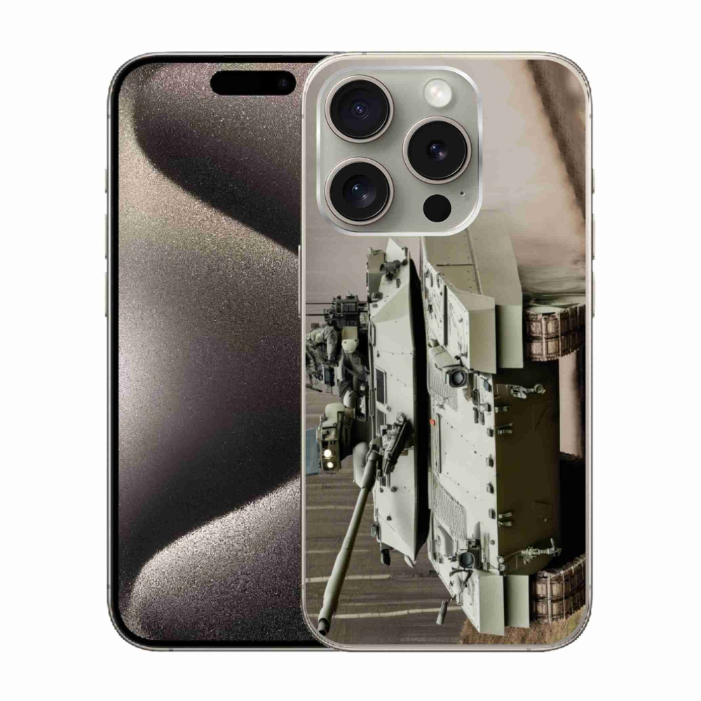 Zselés borítás mmCase iPhone 15 Pro készülékhez - tank 2