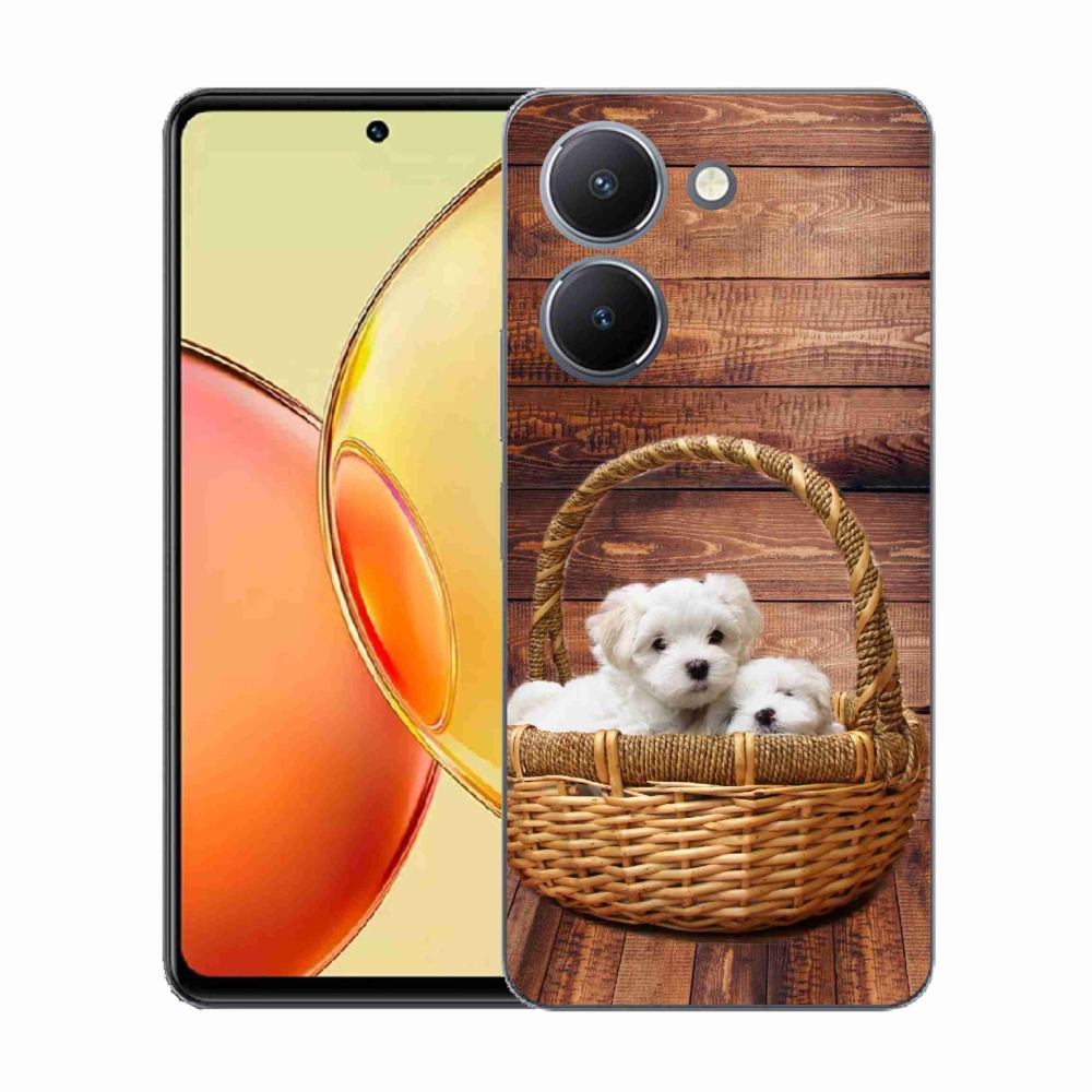 Zselés borítás mmCase a Vivo Y36-hoz - kölyökkutyák