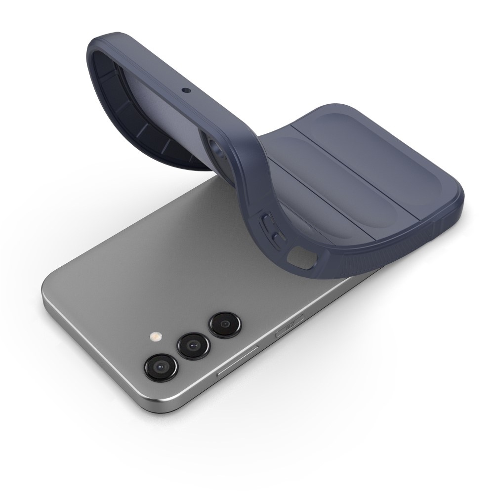 Rugg tartós zselés tok Samsung Galaxy M15 5G - sötétkék