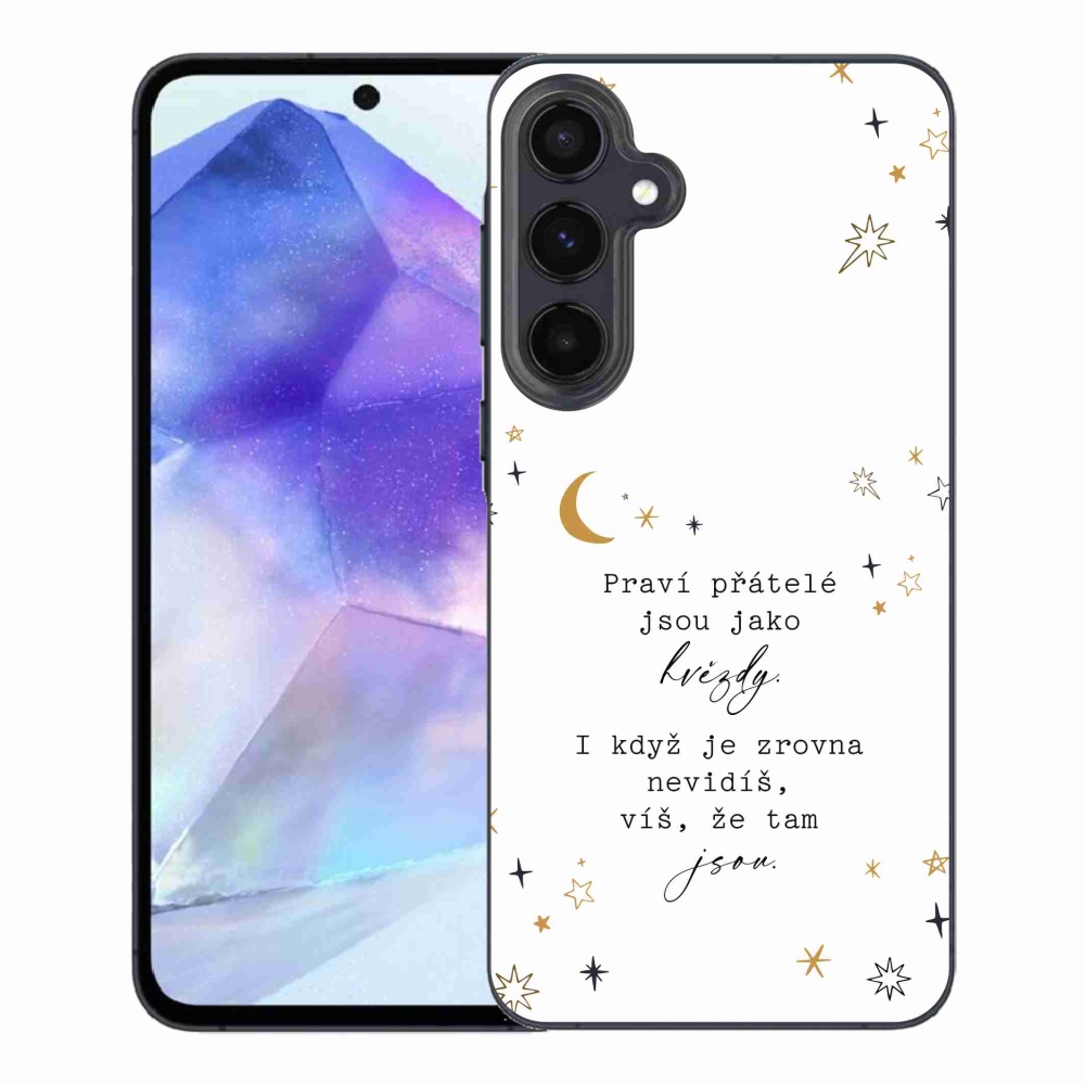 Gél borítás mmCase Samsung Galaxy A55 5G - idézem 6 fehér háttér