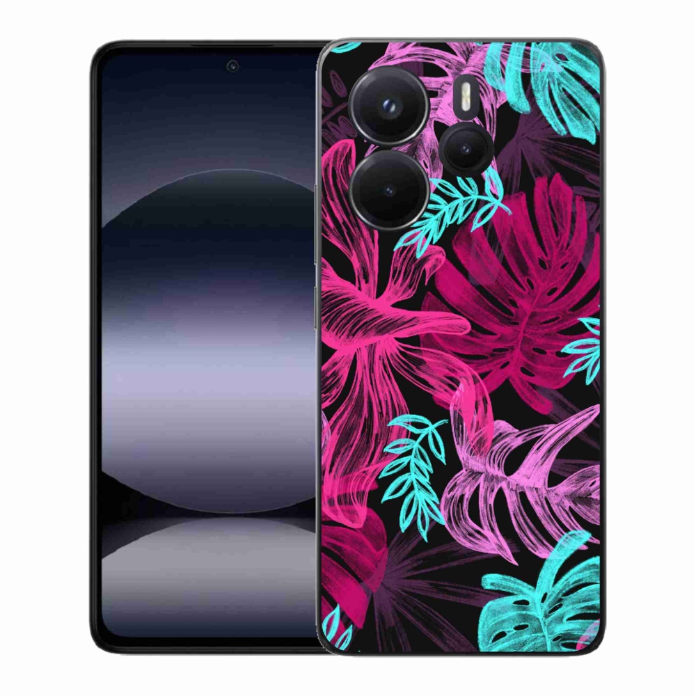 Gél borító mmCase a Xiaomi Redmi Note 14-hez - virágok 1