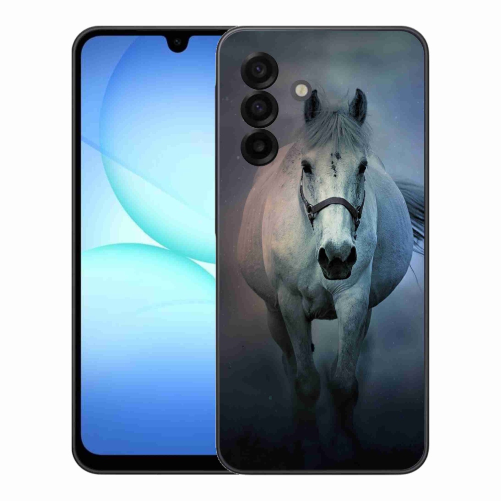 Gél borítás mmCase Samsung Galaxy A17 4G/5G - futó fehér lóhoz