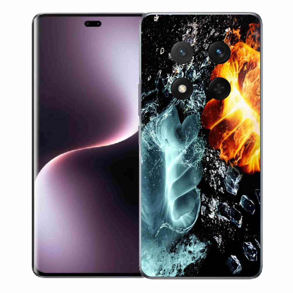 Gél borítás mmCase a Honor Magic 7 Lite 5G számára - víz és tűz