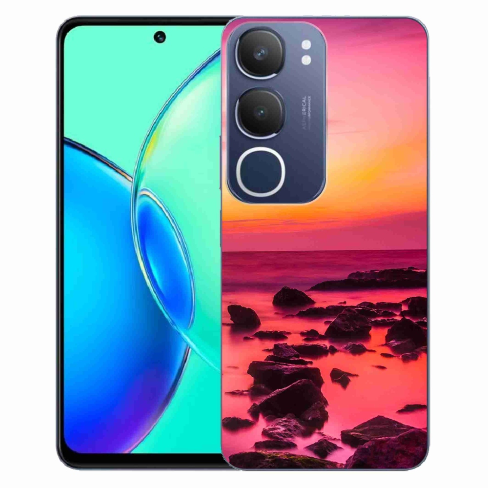 Gél borítás mmCase a Vivo Y19s készülékhez - tenger és ragyogás