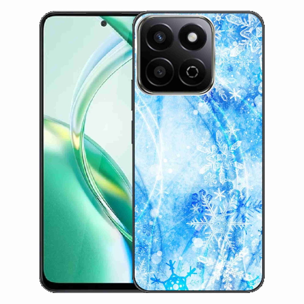 Zselés borító mmCase a Honor 200 Smart 5G készülékhez - hópelyhek