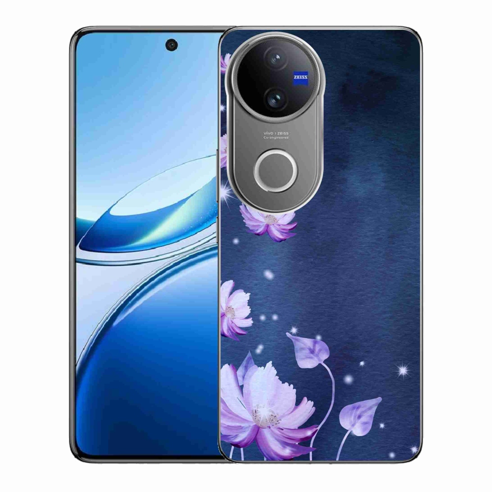 Gél borító mmCase a Vivo V50 5G készülékhez - hulló virágok