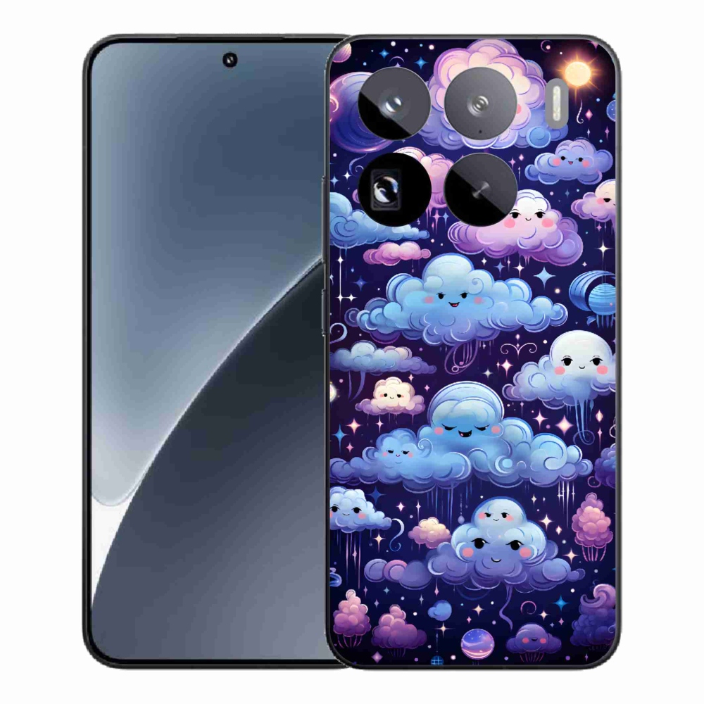 Gél borítás mmCase a Xiaomi 15 Pro számára - felhők