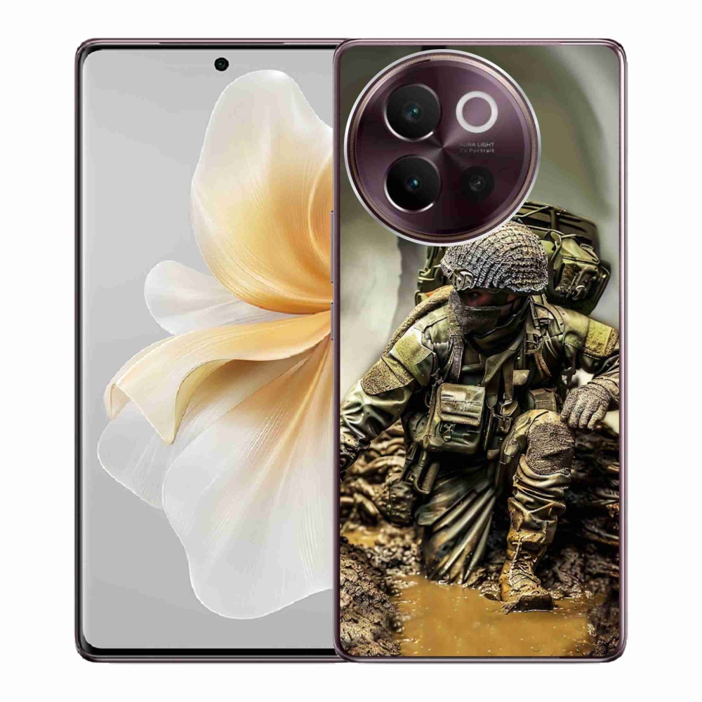 Gélburkolat mmCase a Vivo V40 Lite 5G-n - katona