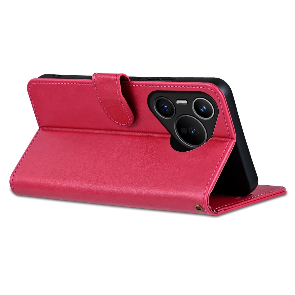 AZNS könyvtáska a Huawei Pura 70 készülékhez - piros színű