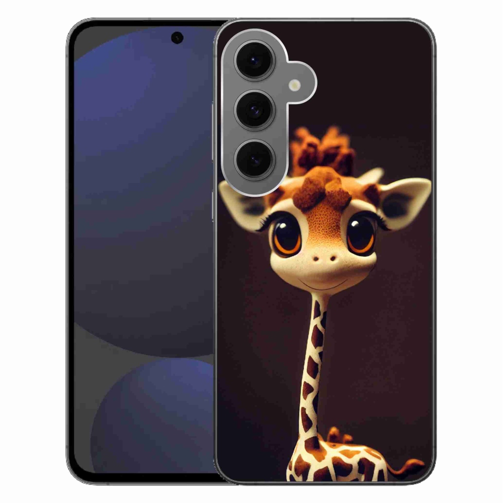 Zselés borítás mmCase Samsung Galaxy S24 FE - kis zsiráf