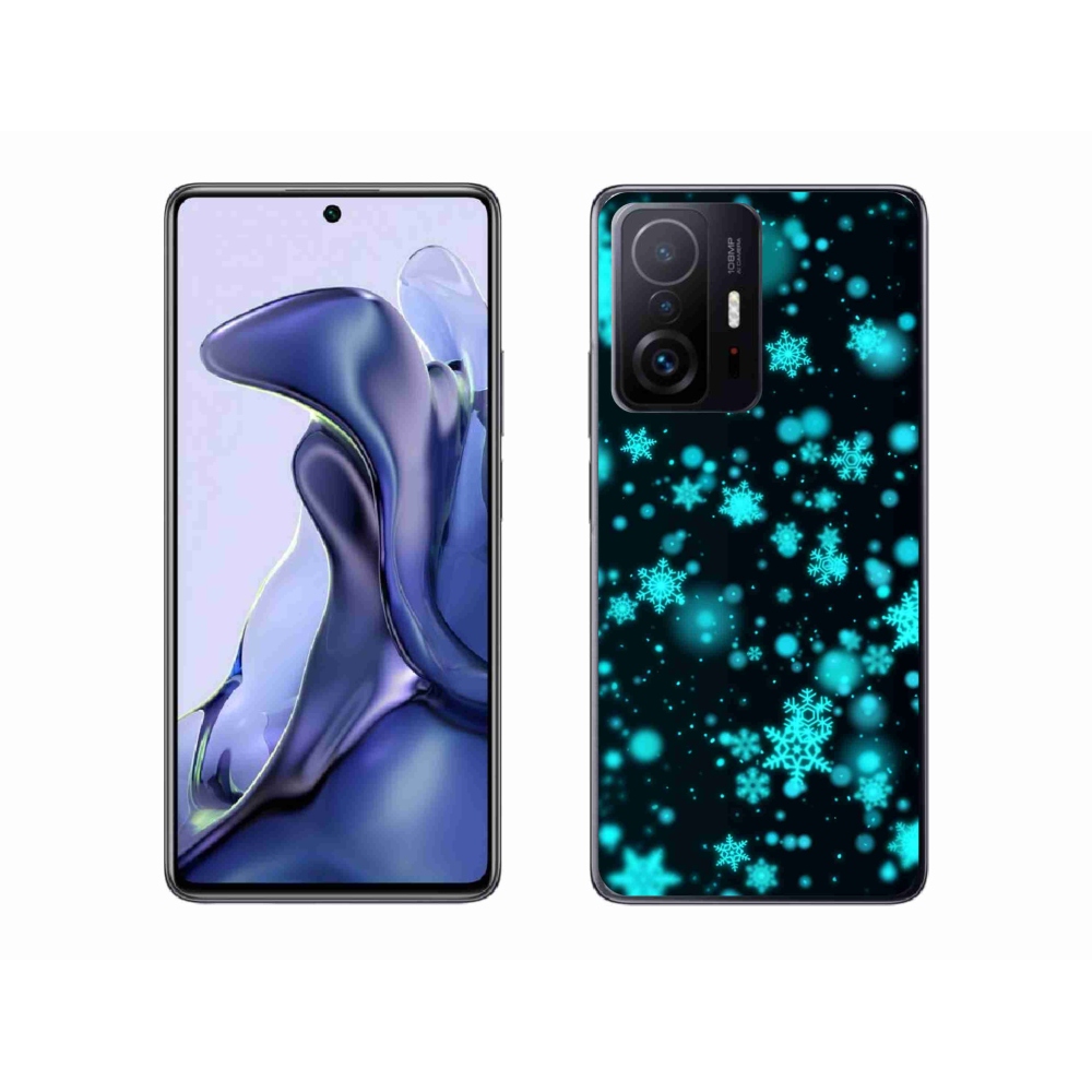 Gél borítás mmCase a Xiaomi 11T-hez - hópelyhek 1