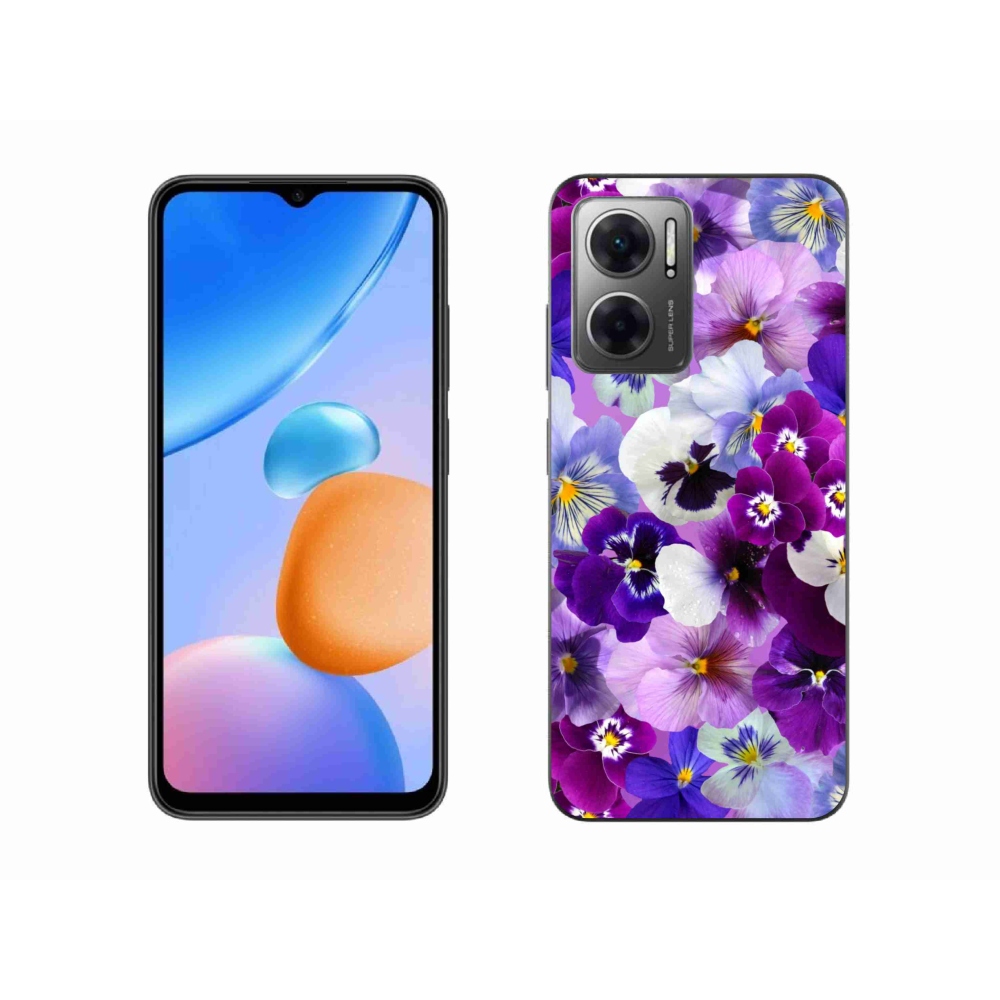 Gél borító mmCase a Xiaomi Redmi 10 5G számára - virágok 9