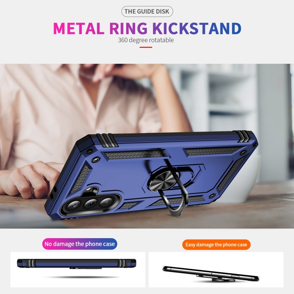 Gyűrűk tartós borítása Samsung Galaxy A36 5G készülékhez - kék