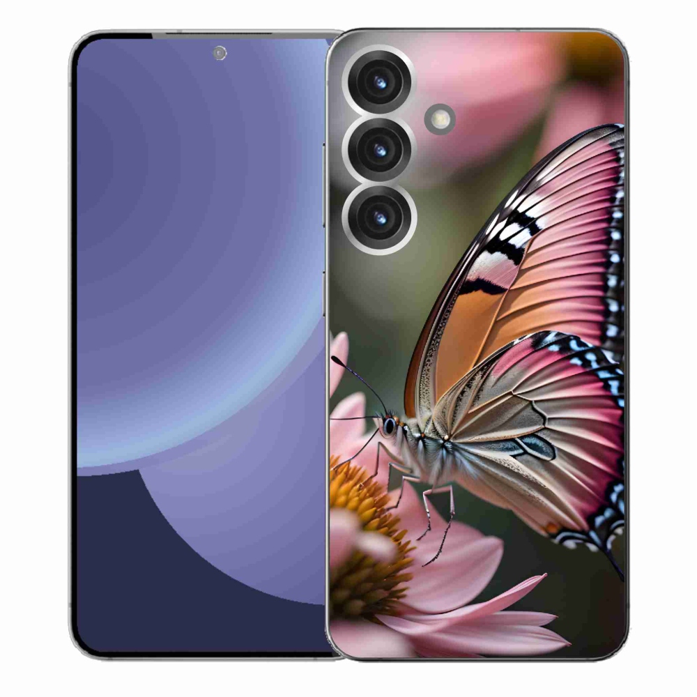 Zselés borítás mmCase Samsung Galaxy S25+ - színes pillangó