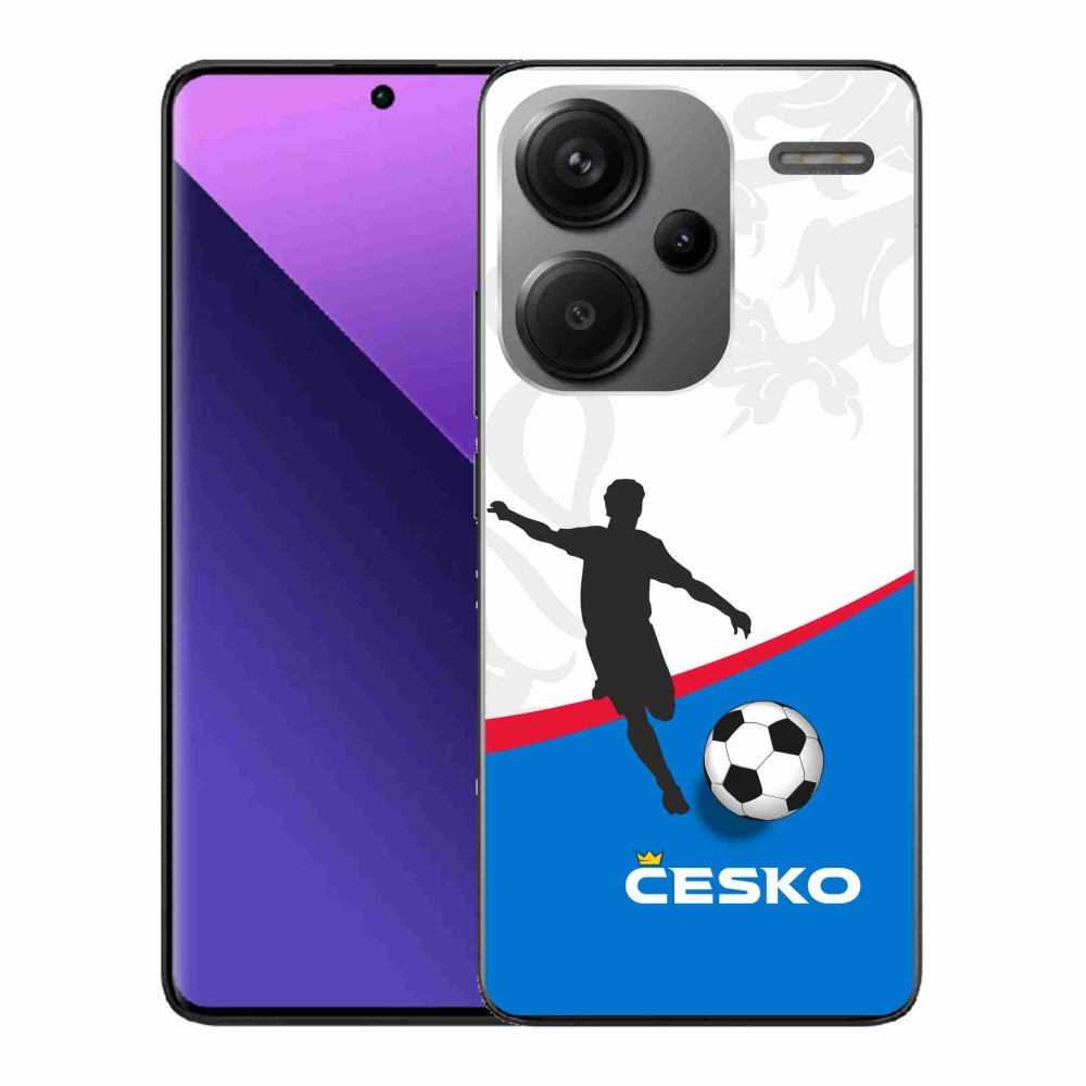 Gél borítás mmCase a Xiaomi Redmi Note 13 Pro+ 5G - futball Csehország 1