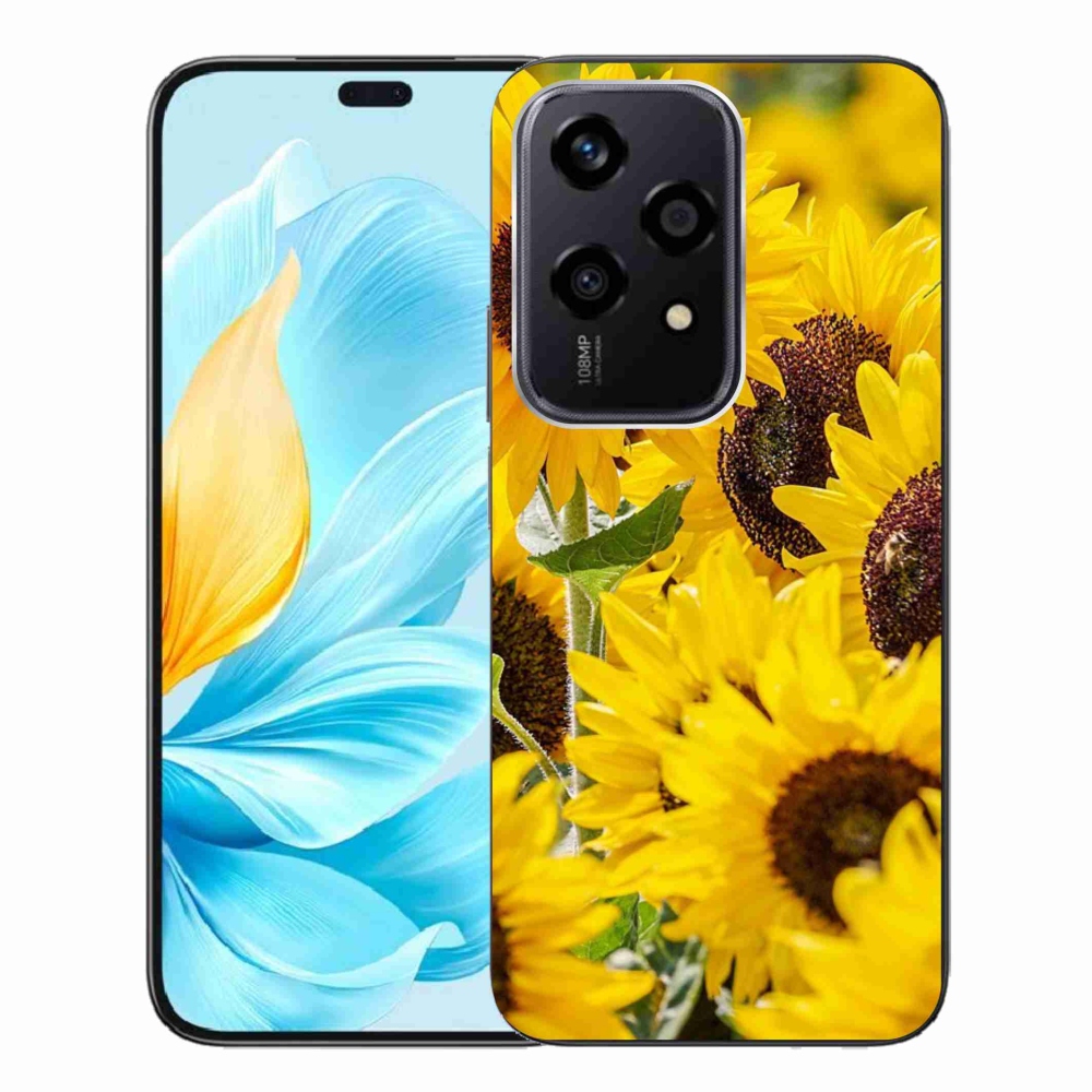 Zselés borítás mmCase a Honor 200 Lite 5G készülékhez - Napraforgó