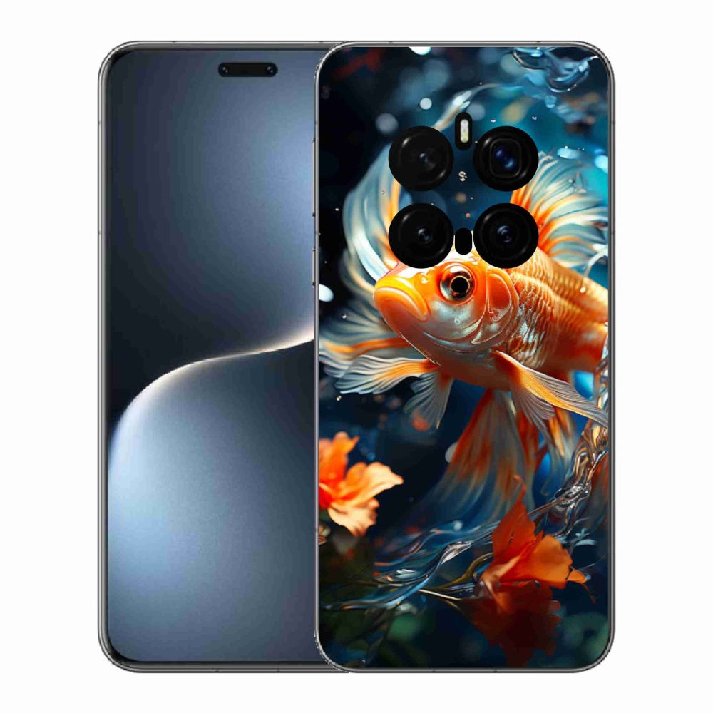 Zselés borítás mmCase a Honor Magic 7 Pro 5G számára - hal