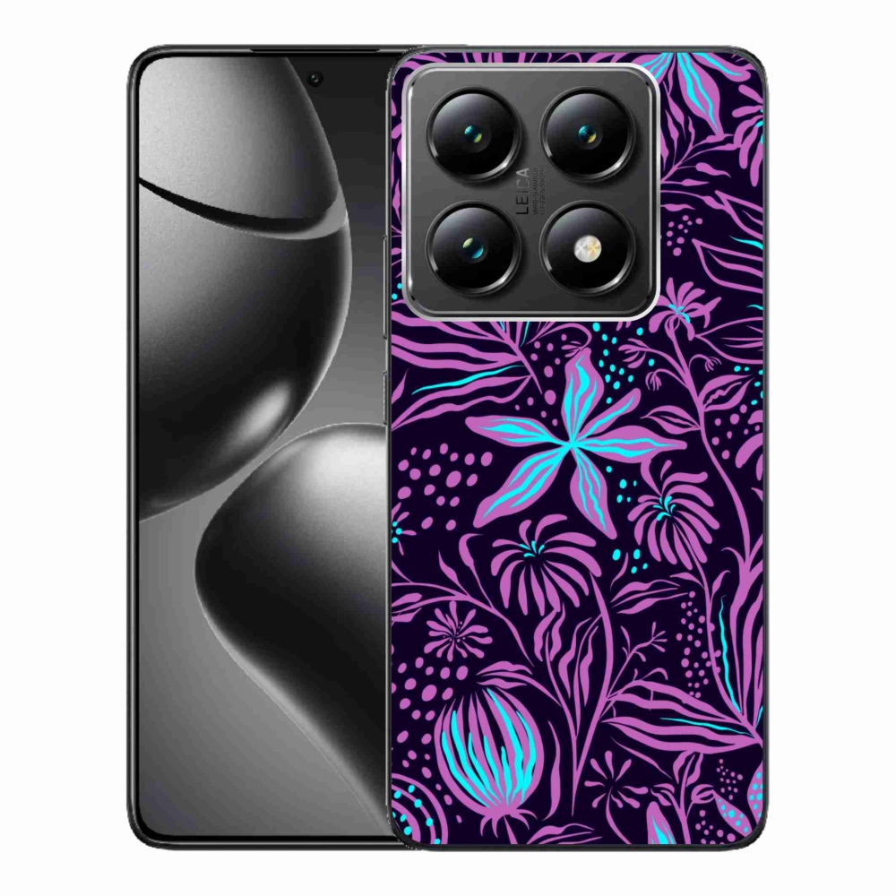 Gél borítás mmCase a Xiaomi 14T Pro számára - virágok 2
