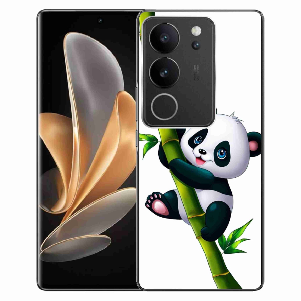 Gél borító mmCase a Vivo V29 5G-hez - panda a bambuszon