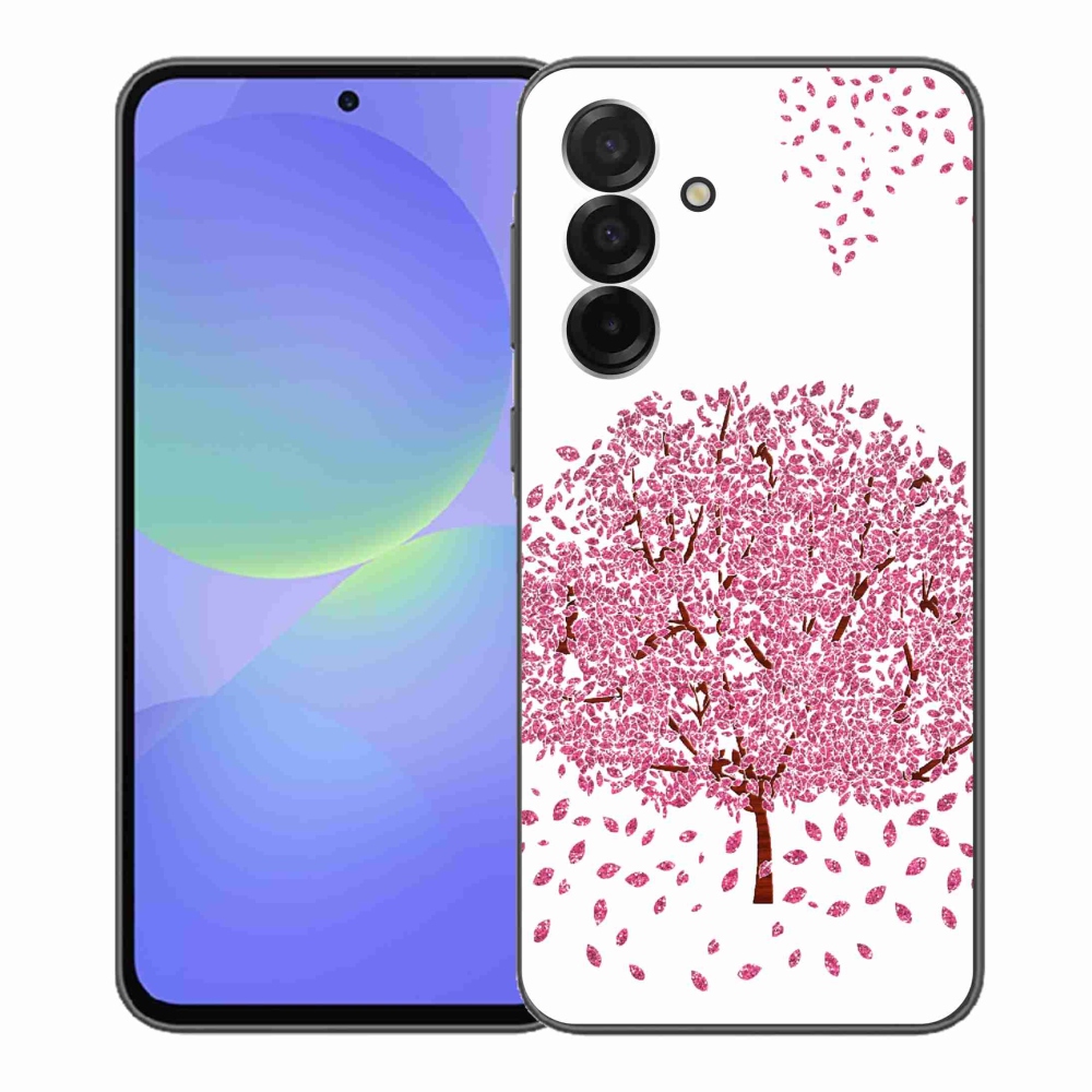 Gél borítás mmCase Samsung Galaxy A36 5G - rajzfilmfa levelekkel