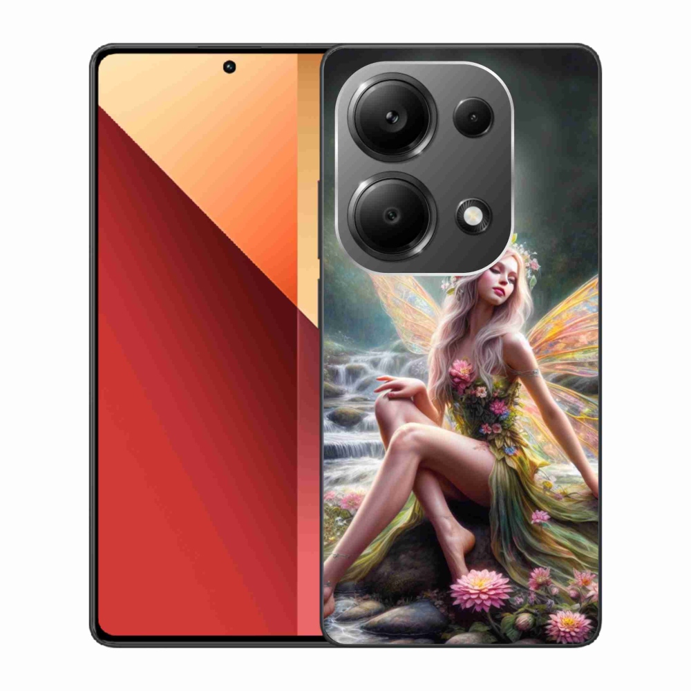 Gél borítás mmCase a Xiaomi Redmi Note 13 Pro 4G/Poco M6 Pro - pillangó nőhöz 1