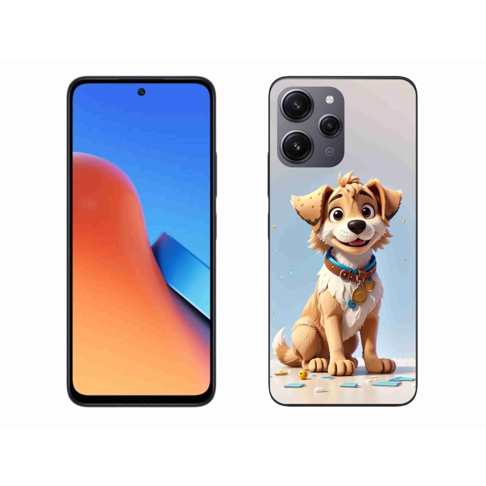 Gél borítás mmCase a Xiaomi Redmi 12-hez - rajzfilm kiskutya