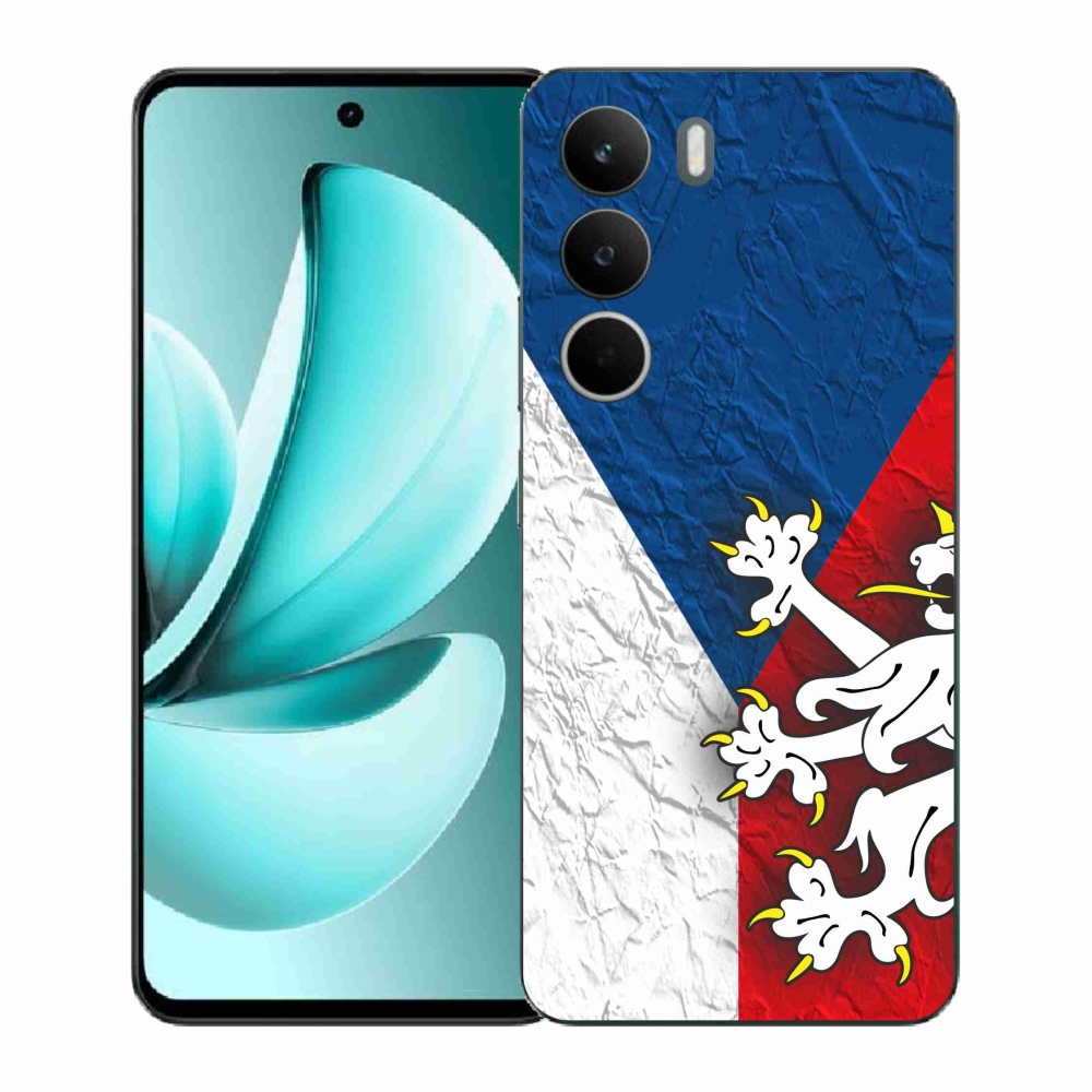 Zselés borító mmCase a Realme C71 készülékhez - cseh zászló 1