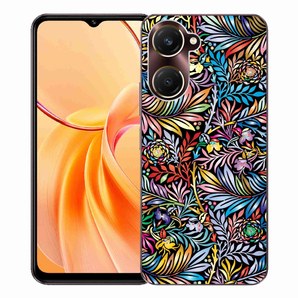 Gél borító mmCase a Vivo Y28s 5G készülékhez - virágok 5