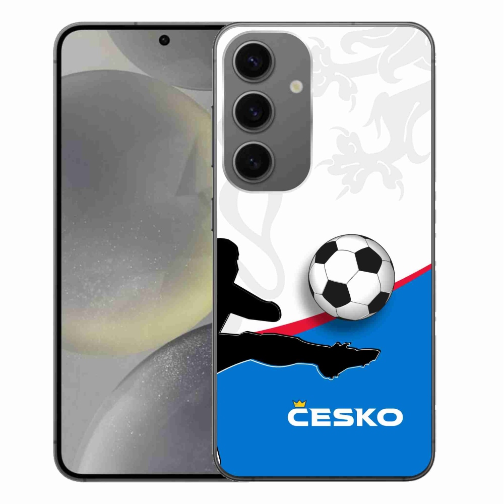 Gél borítás mmCase Samsung Galaxy S24+ - futball Csehország 3