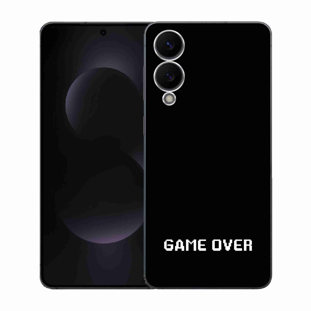 Gél borítás mmCase Samsung Galaxy S25 Edge készülékhez - játék fekete háttérrel