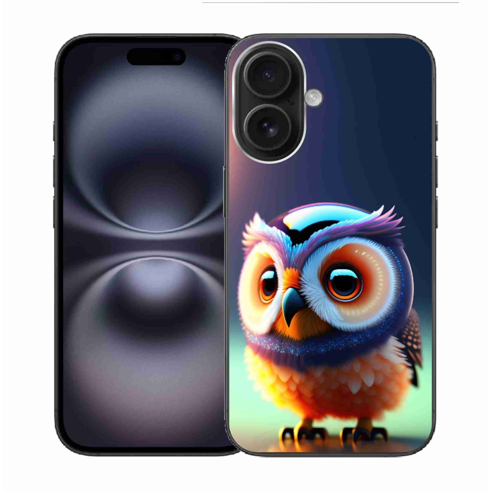 Zselés borítás mmCase iPhone 16 készülékhez - bagoly